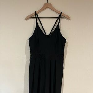 Women’s Lightweight Black Jumpsuit, Size M/L, Summer, Casual